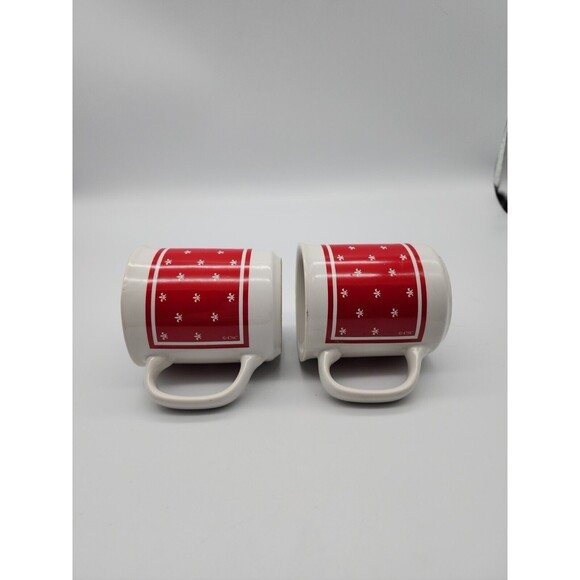 Campbell Soup Kids CSC Coffee Mugs Vintage Pair of Stoneware Cups Chef Hats - Picture 8 of 12